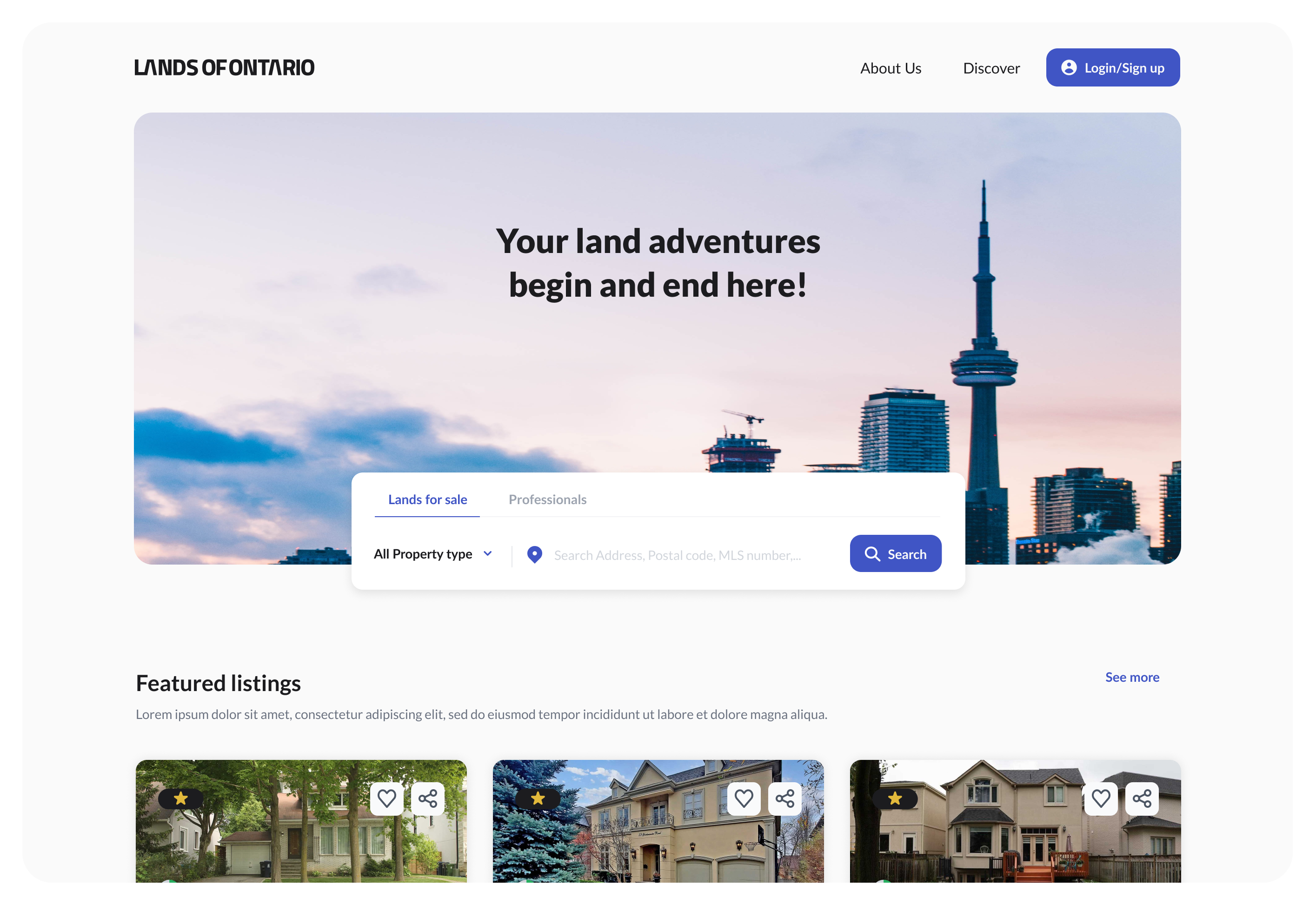 Lands of Ontario Land Development